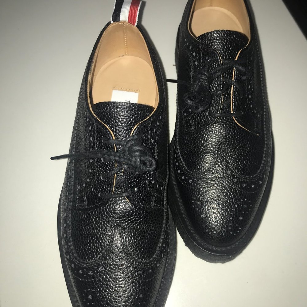 Thom Browne Classic Longwing Brogues w/ Crepe Sole